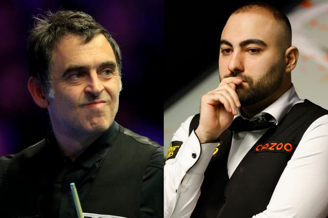 <p>Ronnie O’Sullivan and Hossein Vafaei will go head to head in a mouthwatering second-round match-up at the World Snooker Championship</p>